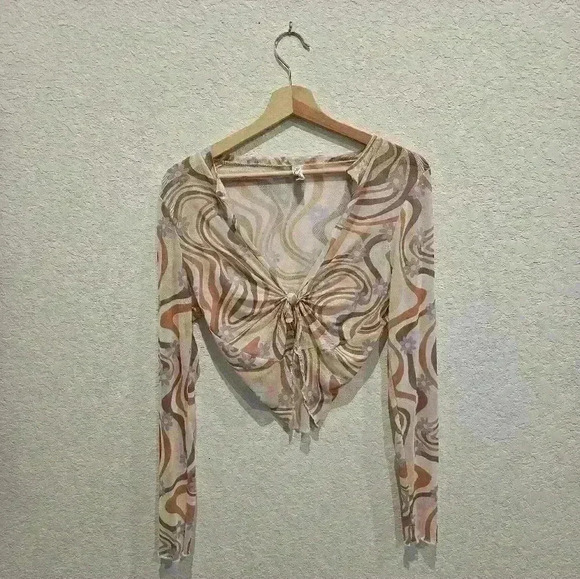 Cotton On Tops - Body long sleeve mesh top